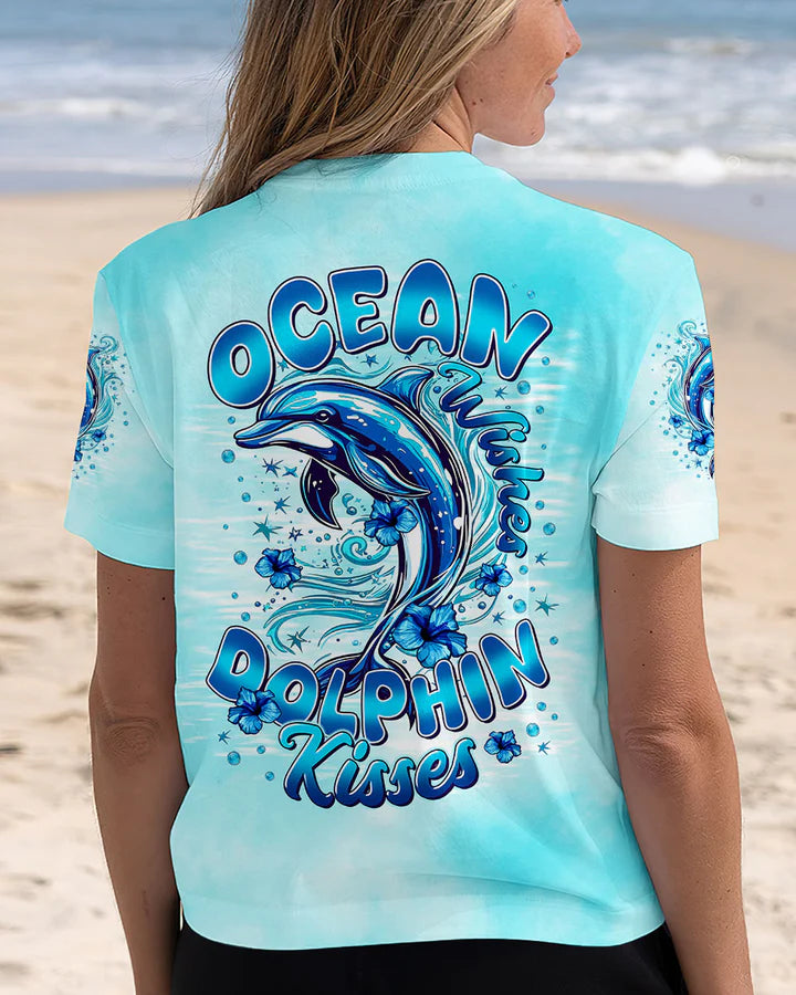 BLISSCORNERS OCEAN WISHES DOLPHIN KISSES ALL OVER PRINT 2