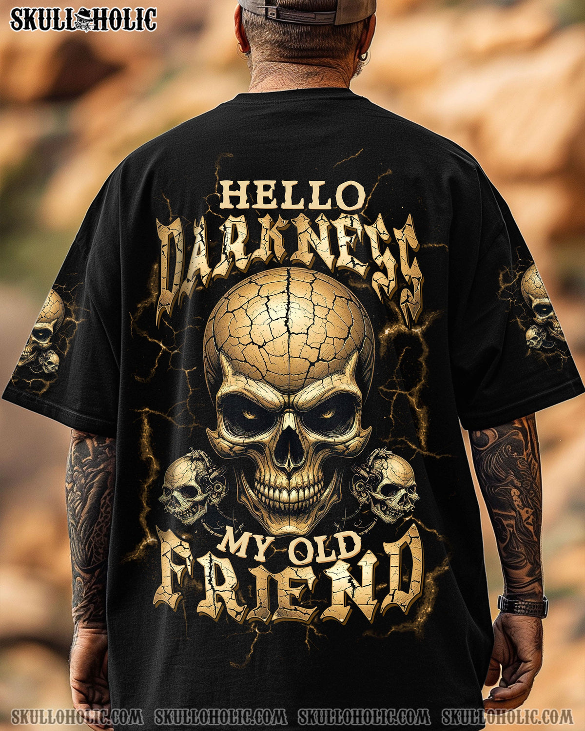 BLISSCORNERS HELLO DARKNESS MY OLD FRIEND ALL OVER PRINT