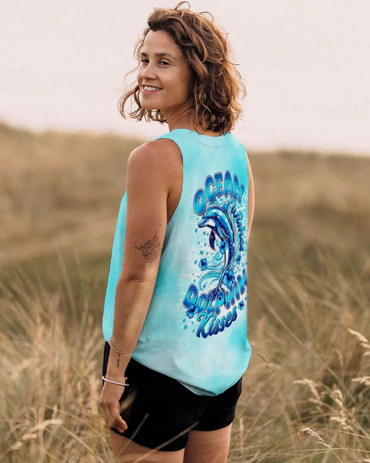 BLISSCORNERS OCEAN WISHES DOLPHIN KISSES ALL OVER PRINT 2