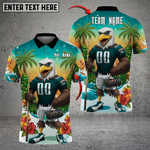 Blisscorners Billiard Bald Eagle Gridiron Champion Multicolor Customized Name, Team Name 3D Shirt