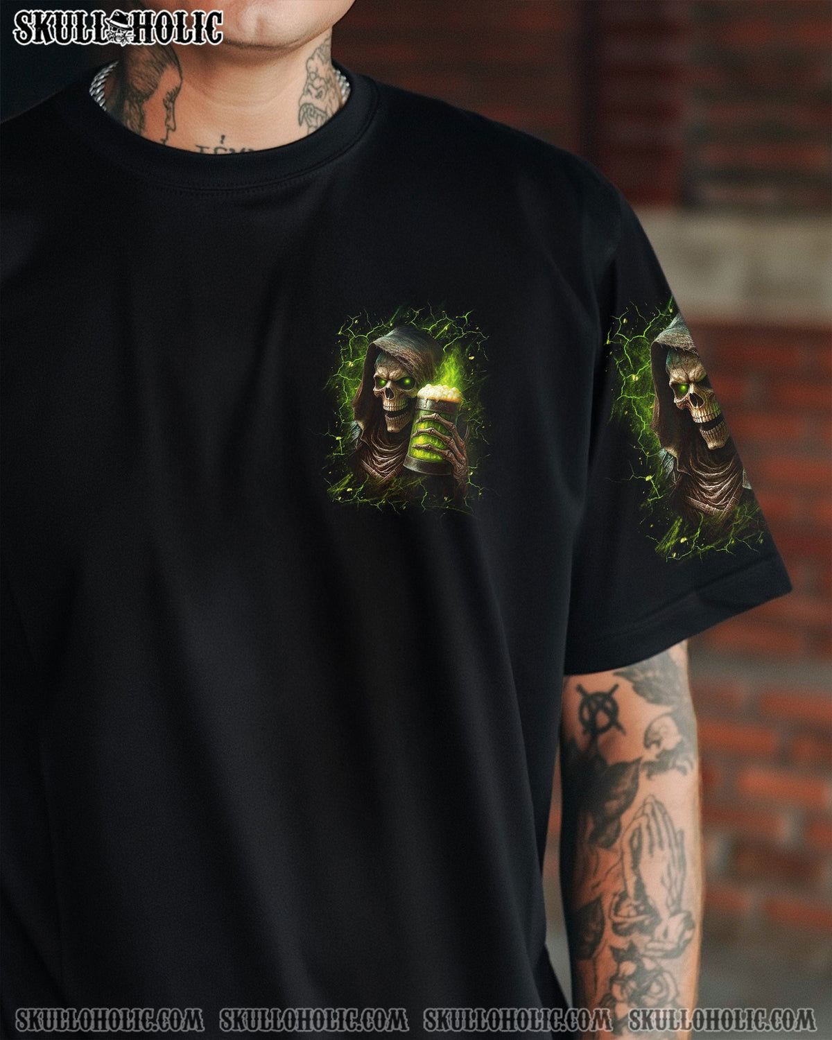 BLISSCORNERS NOT EVERYONE LIKES ME SKULL REAPER ALL OVER PRINT