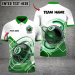 Blisscorners Billiards 8-Ball Mecha Multicolor Customized Name, Team Name 3D Shirt