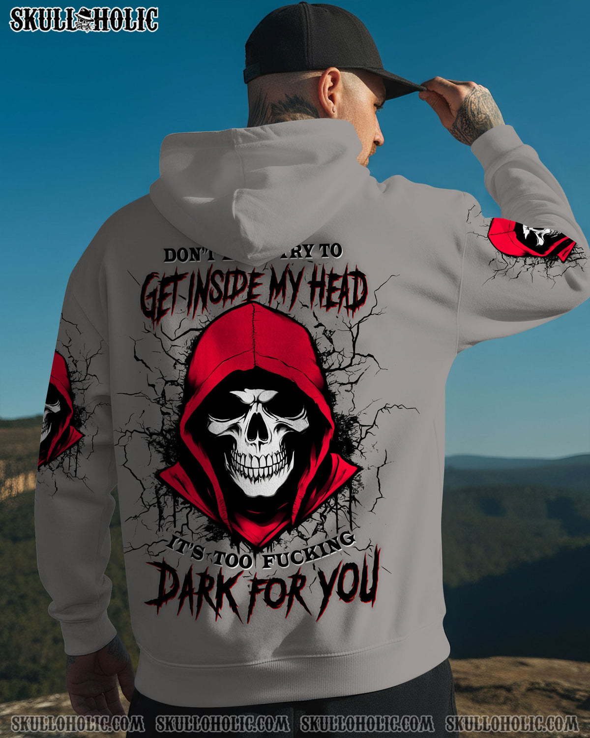BLISSCORNERS DON'T EVER TRY TO GET INSIDE MY HEAD ALL OVER PRINT