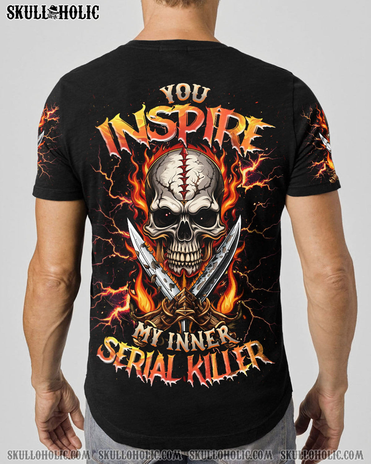 BLISSCORNERS YOU INSPIRE MY INNER KILLER SKULL ALL OVER PRINT