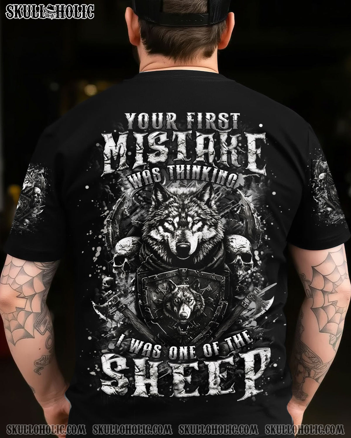 BLISSCORNERS YOUR FIRST MISTAKE WOLF ALL OVER PRINT