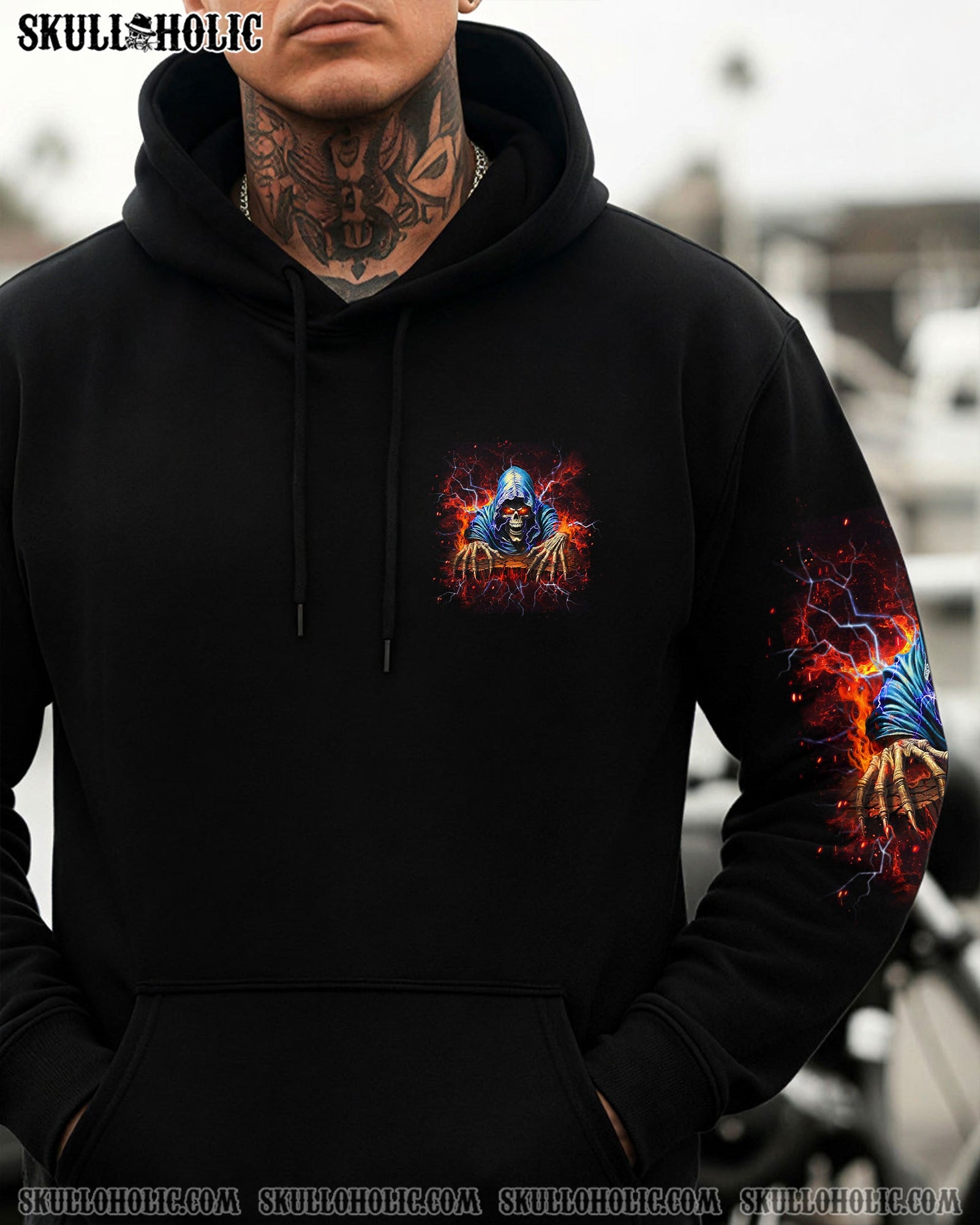 BLISSCORNERS IF YOU KICK ME WHEN I'M DOWN REAPER ALL OVER PRINT
