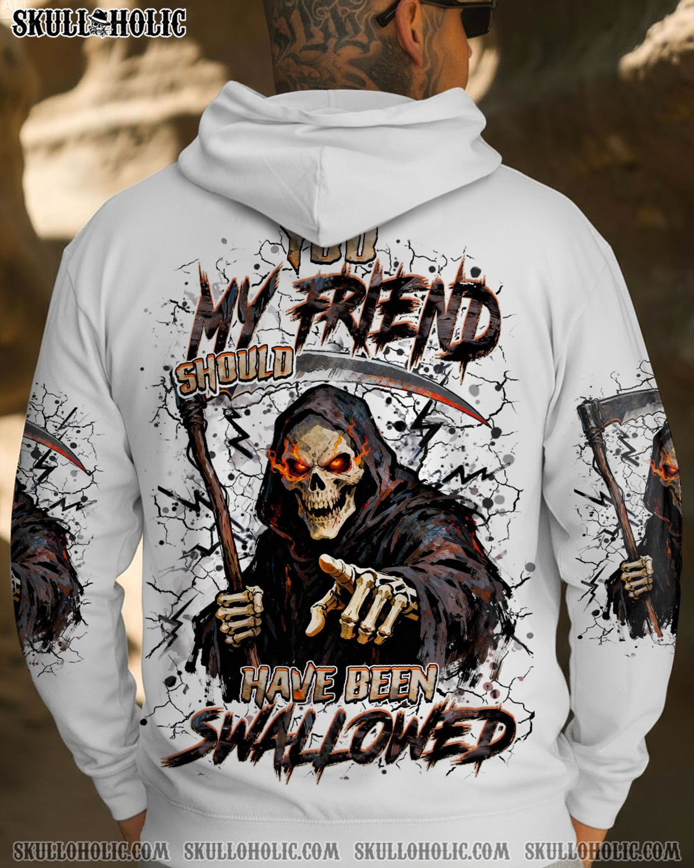 BLISSCORNERS YOU MY FRIEND SHOULD HAVE BEEN SWALLOWED ALL OVER PRINT