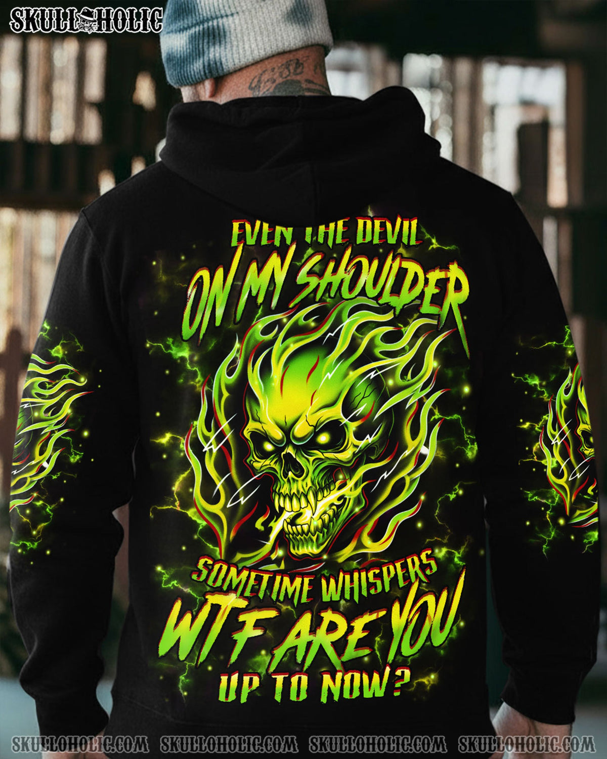 BLISSCORNERS EVEN THE DEVIL ON MY SHOULDER ALL OVER PRINT
