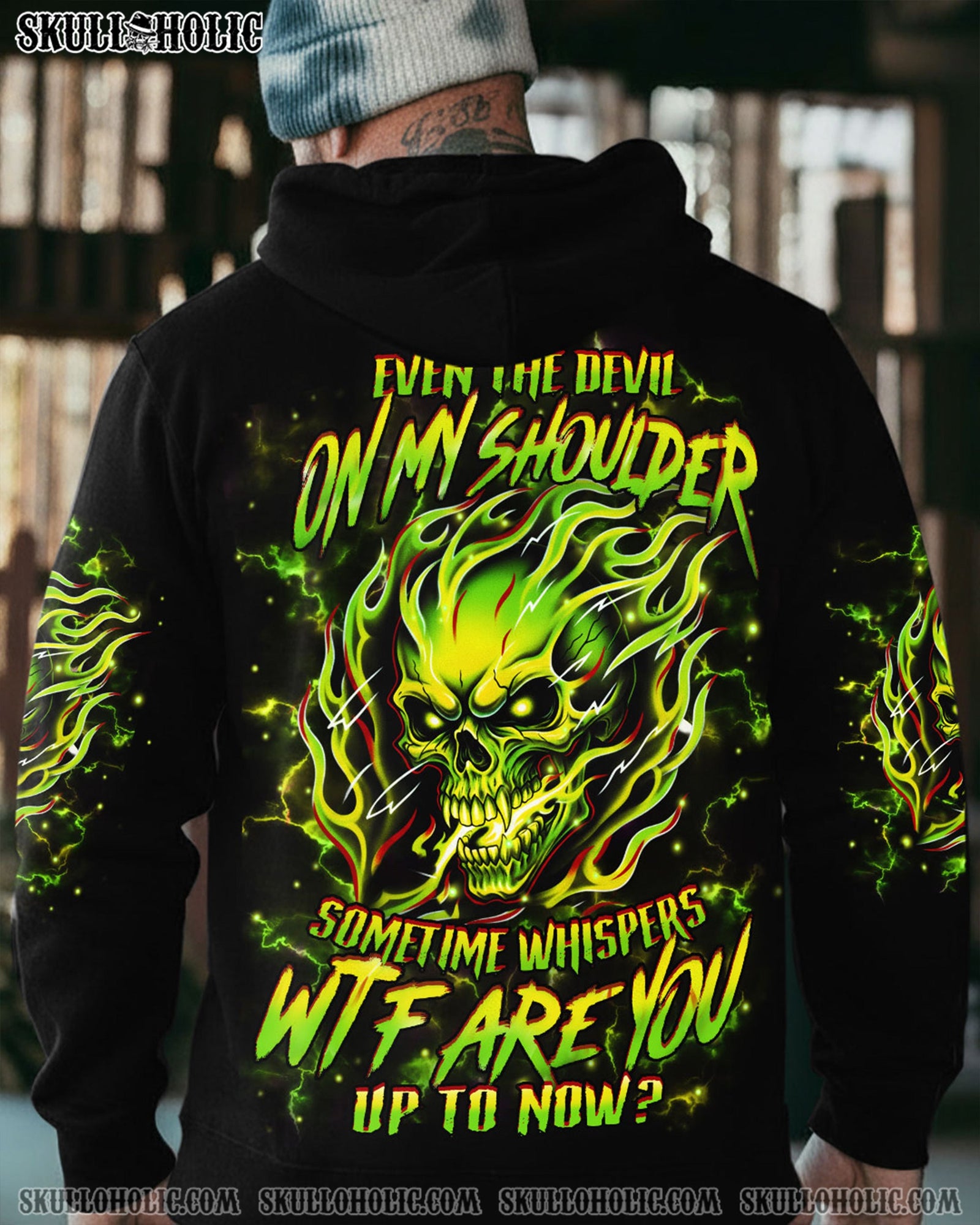 BLISSCORNERS EVEN THE DEVIL ON MY SHOULDER ALL OVER PRINT