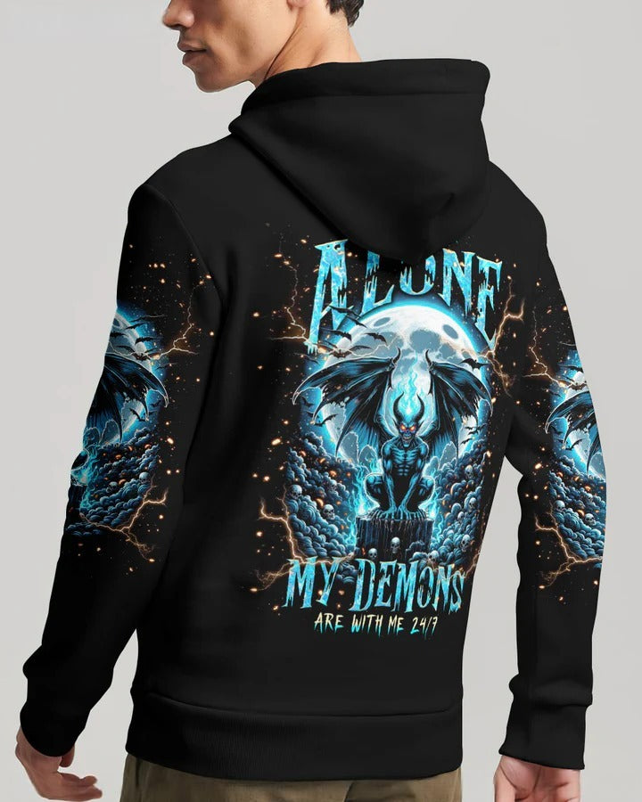 BLISSCORNERS I'M NEVER ALONE SKULL DEMON ALL OVER PRINT 5