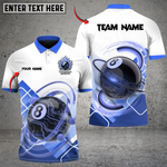 Blisscorners Billiards 8-Ball Mecha Multicolor Customized Name, Team Name 3D Shirt