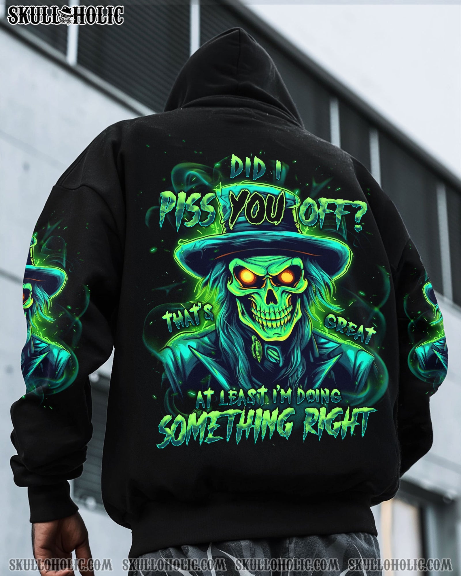 BLISSCORNERS DID I PISS YOU OFF SKULL  ALL OVER PRINT