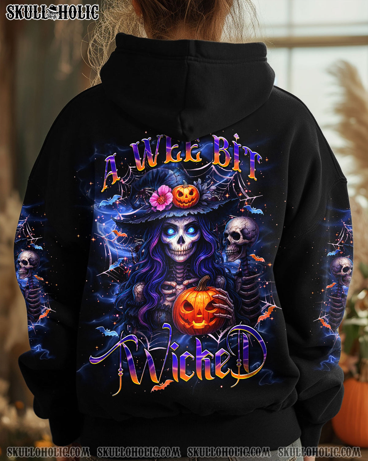 BLISSCORNERS A WEE BIT WICKED HALLOWEEN ALL OVER PRINT
