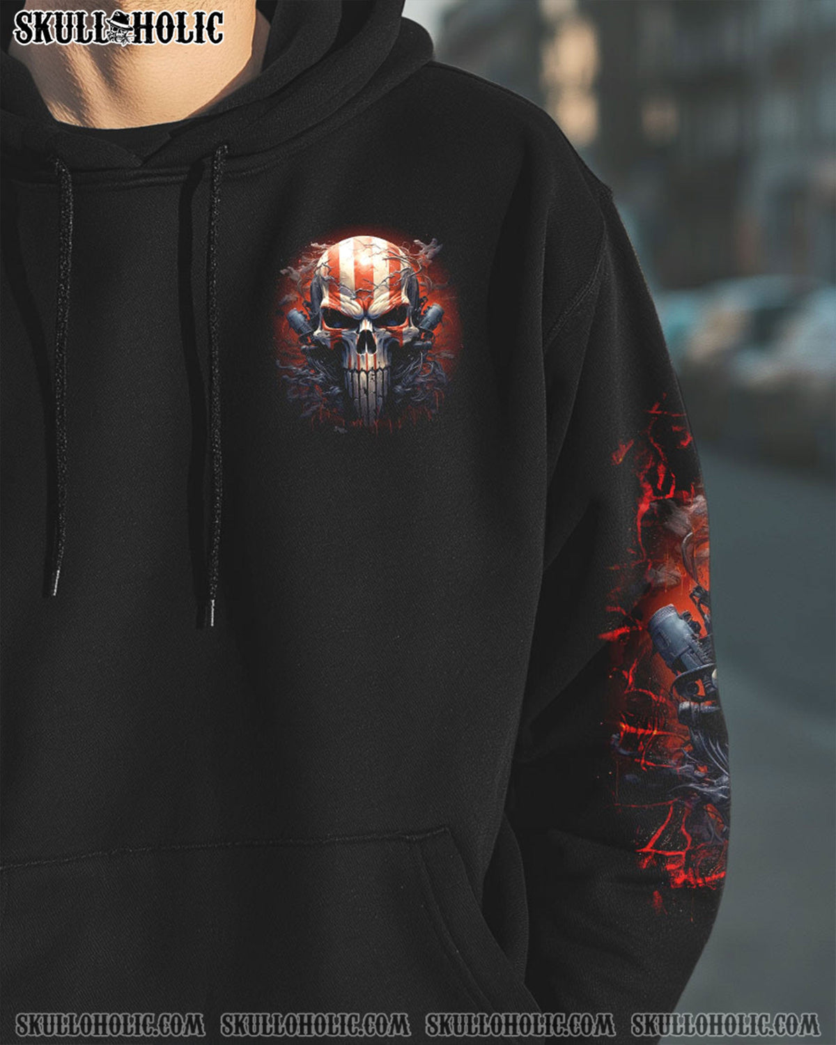 BLISSCORNERS IT'S NOT HOW CRAZY I AM SKULL ALL OVER PRINT