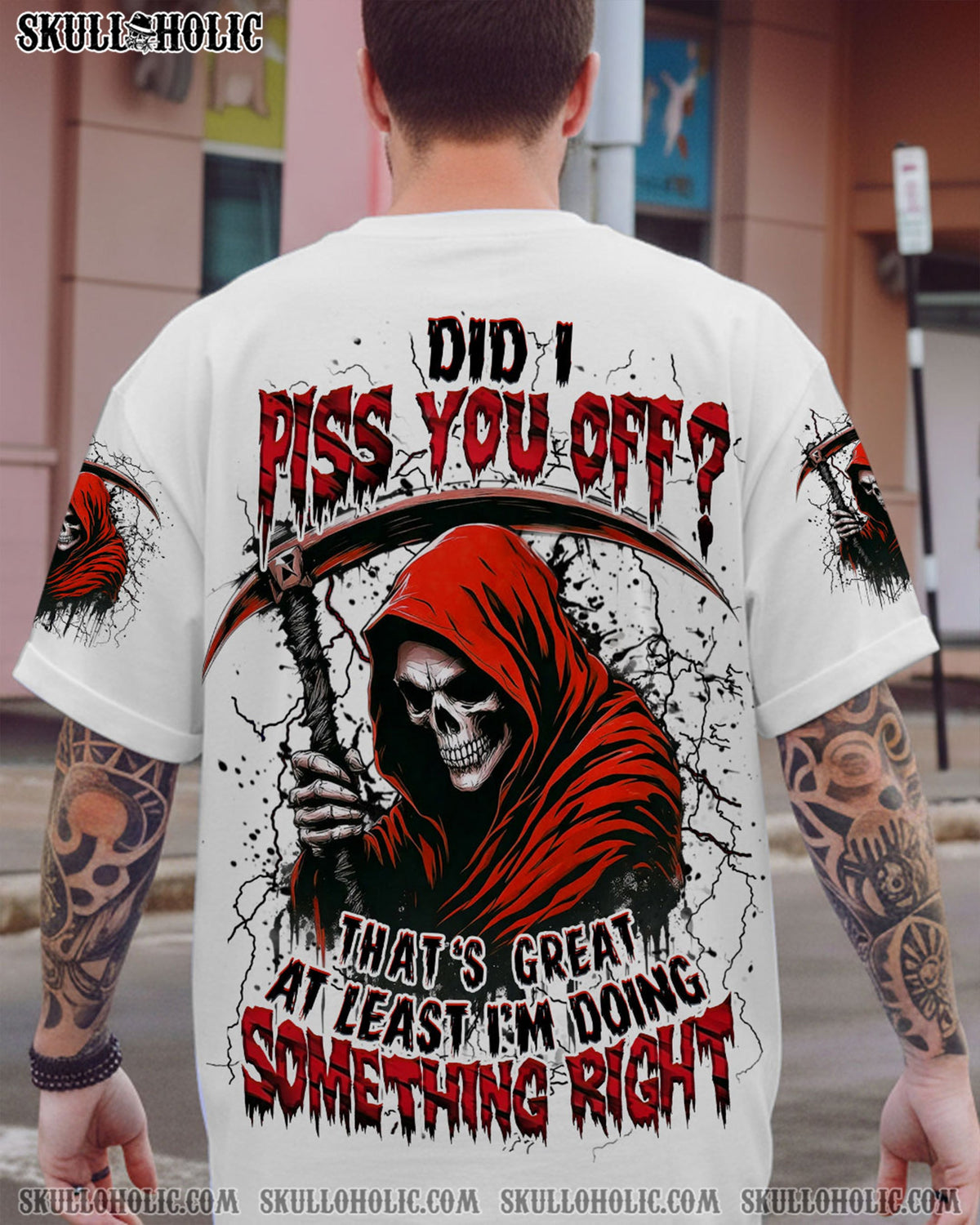 BLISSCORNERS DID I PISS YOU OFF SKULL REAPER ALL OVER PRINT