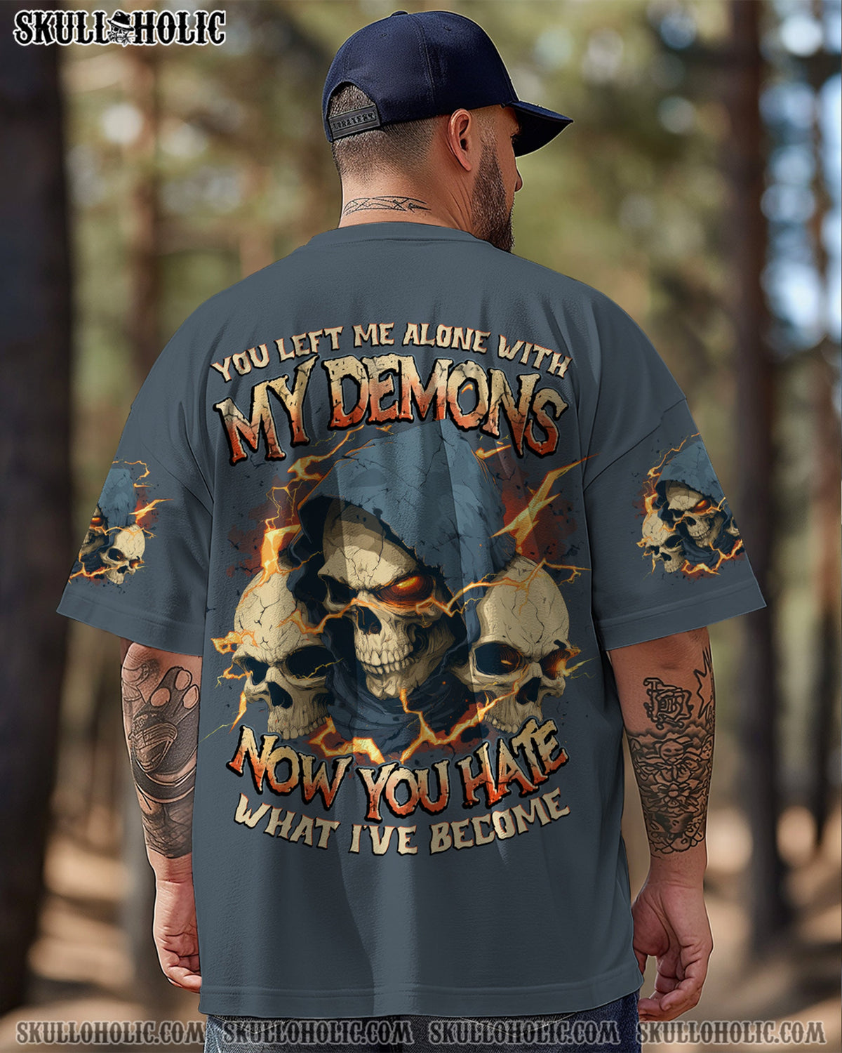 BLISSCORNERS YOU LEFT ME ALONE WITH MY DEMONS ALL OVER PRINT