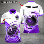 Blisscorners Billiards 8-Ball Mecha Multicolor Customized Name, Team Name 3D Shirt