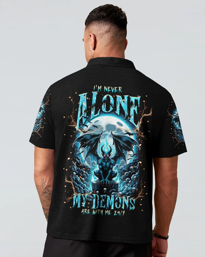 BLISSCORNERS I'M NEVER ALONE SKULL DEMON ALL OVER PRINT 5
