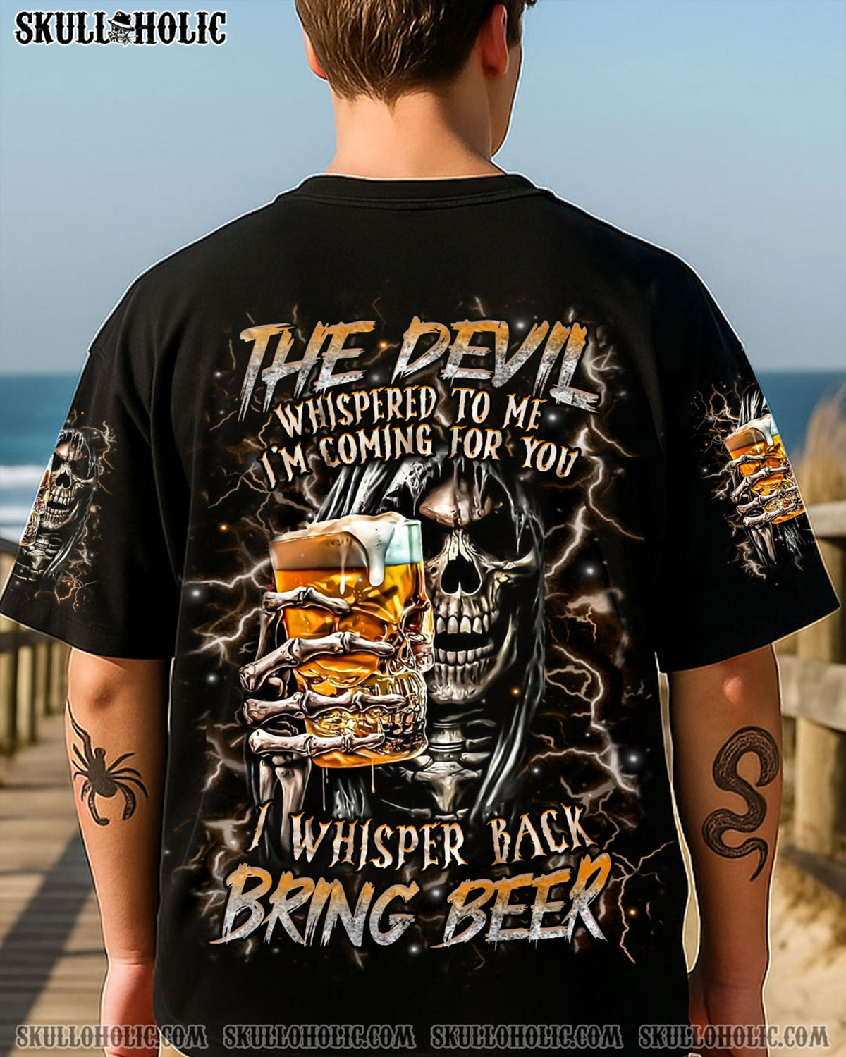 BLISSCORNERS THE DEVIL WHISPERED TO ME ALL OVER PRINT