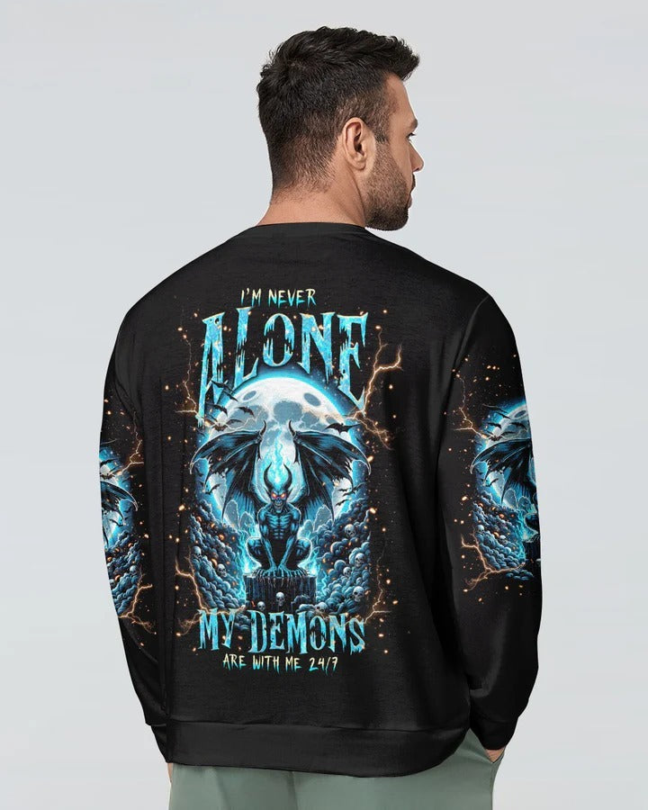 BLISSCORNERS I'M NEVER ALONE SKULL DEMON ALL OVER PRINT 5