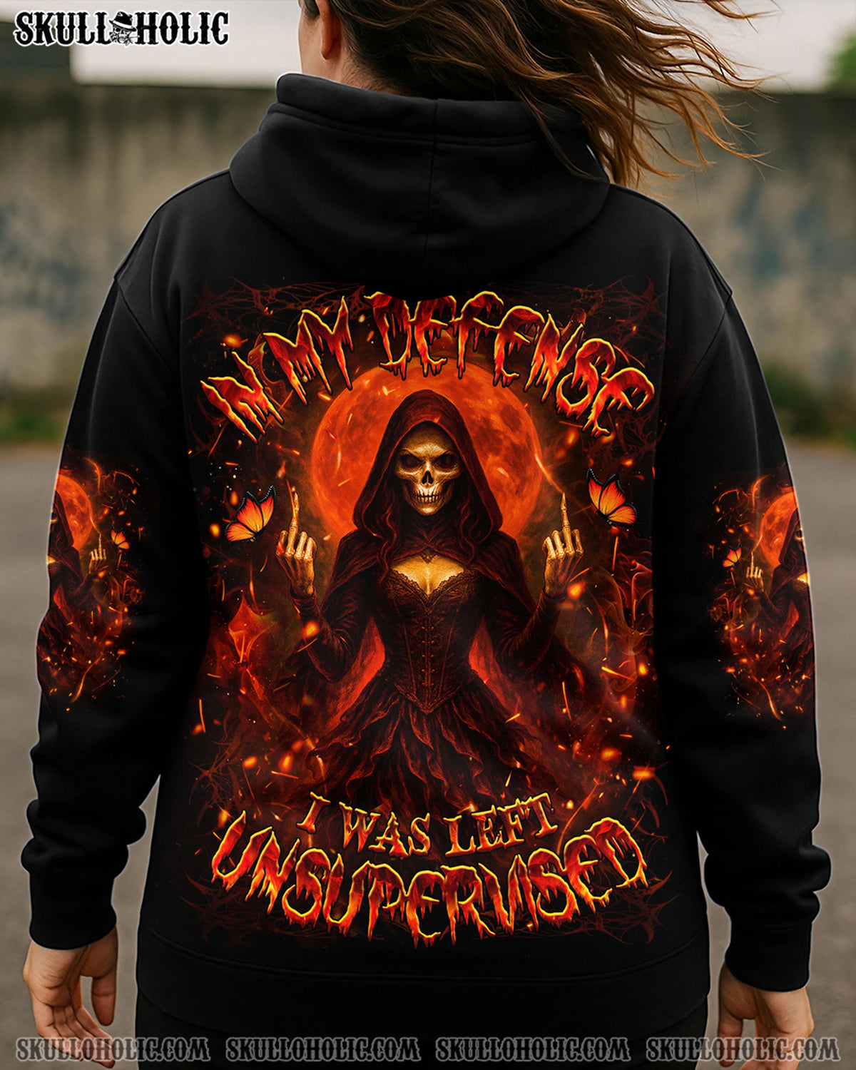 BLISSCORNERS IN MY DEFENSE I WAS LEFT UNSUPERVISED ALL OVER PRINT