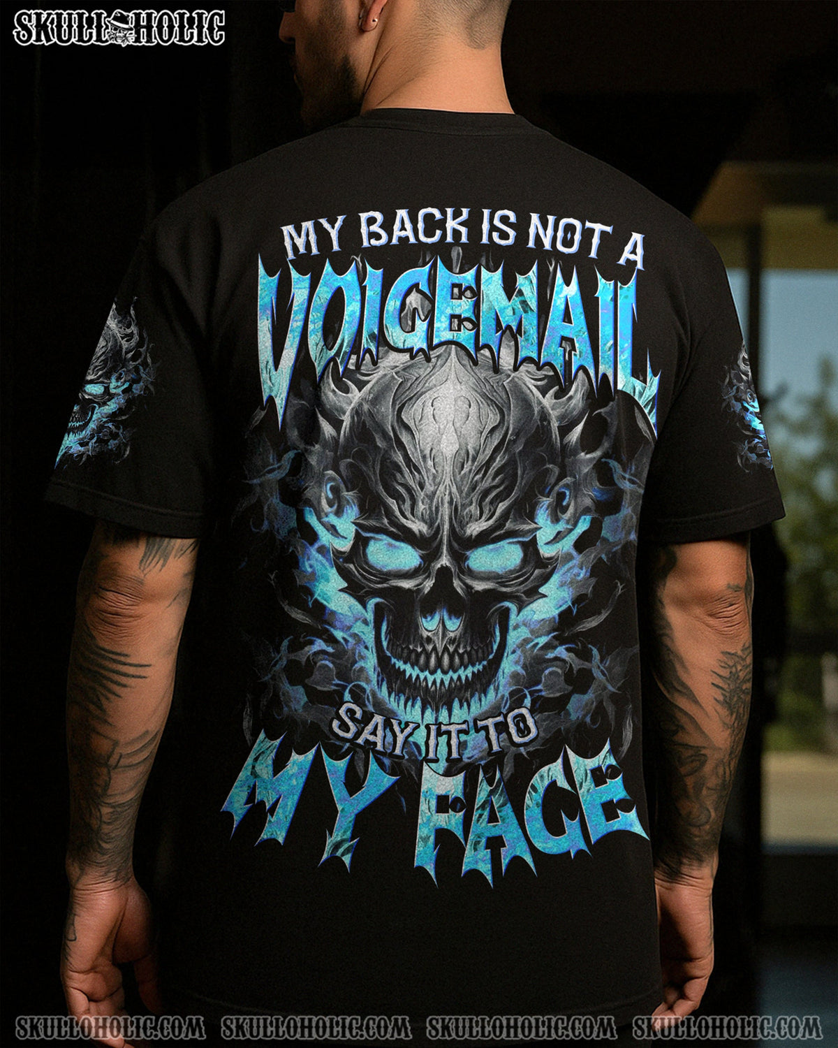 BLISSCORNERS MY BACK IS NOT A VOICEMAIL ALL OVER PRINT