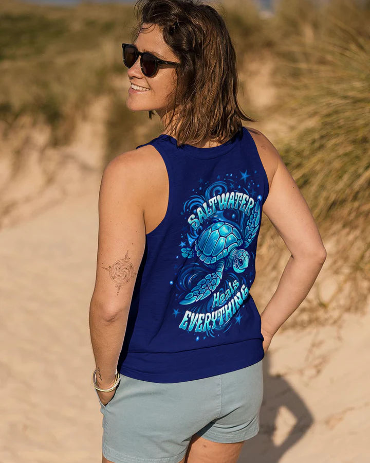 BLISSCORNERS SALTWATER HEALS EVERYTHING TURTLE ALL OVER PRINT 5