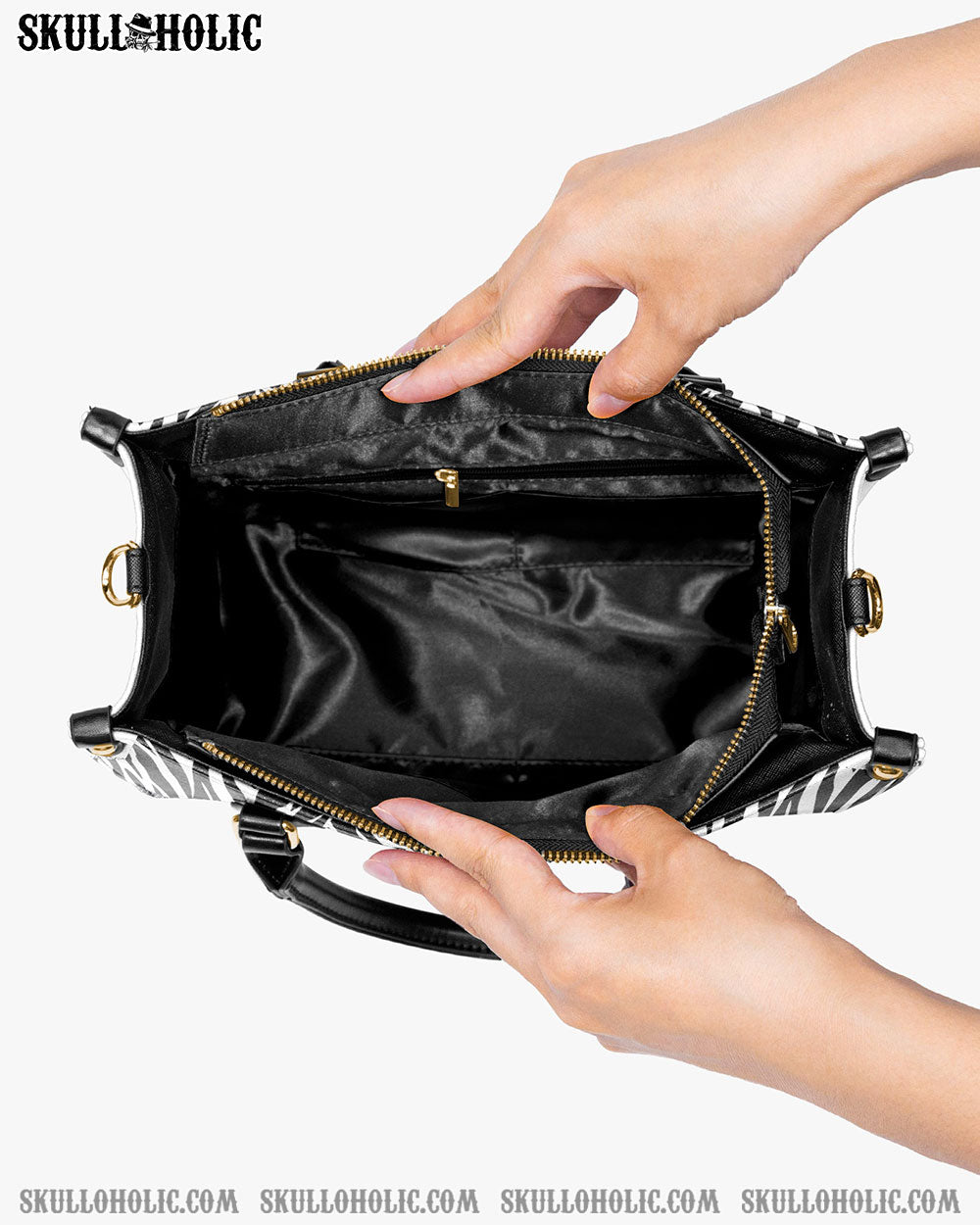 BLISSCORNERS YES I'M A B BUT NOT YOURS LEATHER HANDBAG