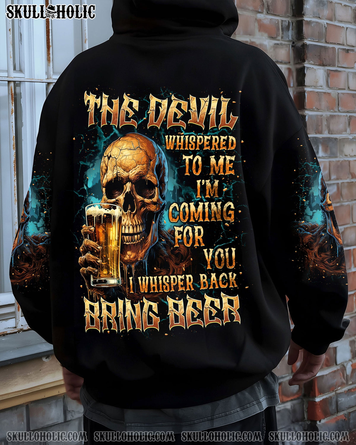 BLISSCORNERS BRING BEER SKULL ALL OVER PRINT