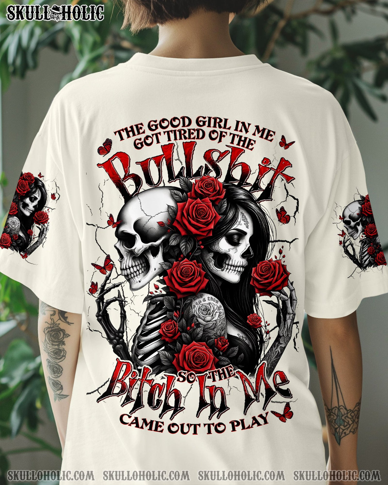 BLISSCORNERS THE GOOD GIRL IN ME ALL OVER PRINT