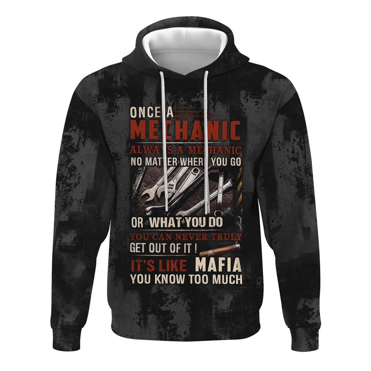 Blisscorners Mechanic Shirt Funny Quote, Once A Mechanic Always A Mechanic, Gift for Mechanic Lovers, Work, Garage, Car Enthusiasts, Automotive Shirt