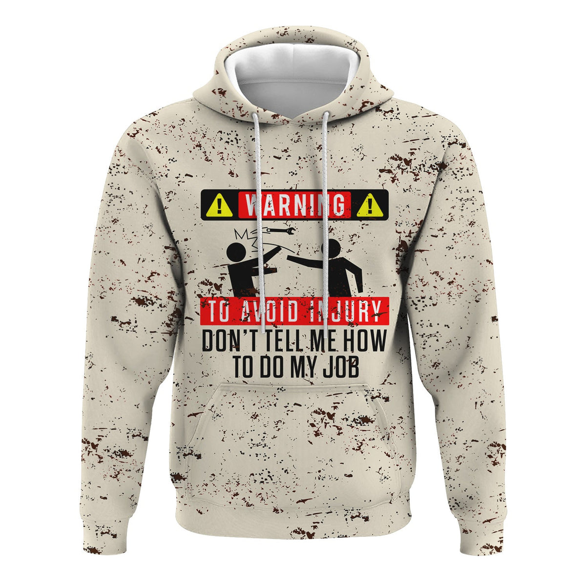 Blisscorners Funny Mechanic Shirt for Men, Warning To Avoid Injury Don’t Tell Me How to Do My Job T-Shirt, Work Humor Novelty Shirt