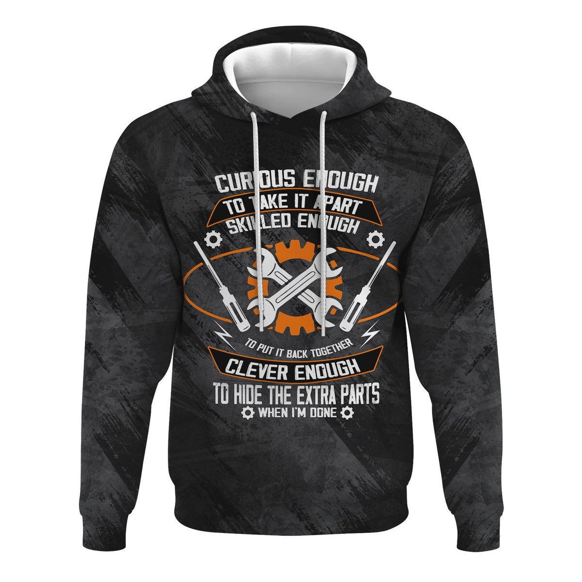 Blisscorners Funny Mechanic Shirt, Curious Enough to Take It Apart, Skilled to Rebuild & Clever to Hide Extra Parts, Perfect Gift for Engineers