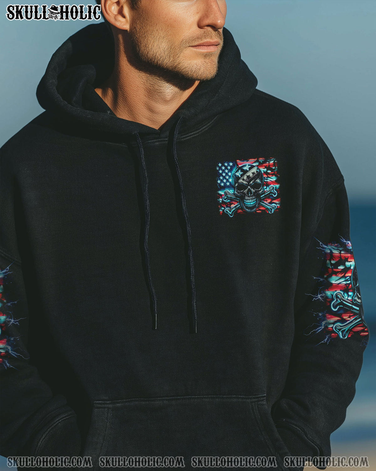 BLISSCORNERS IT'S NOT HOW CRAZY I AM  SKULL ALL OVER PRINT