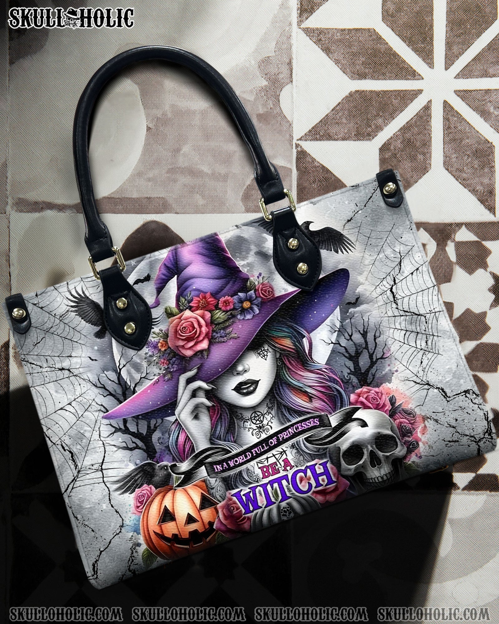 BLISSCORNERS BE A WITCH LEATHER HANDBAG