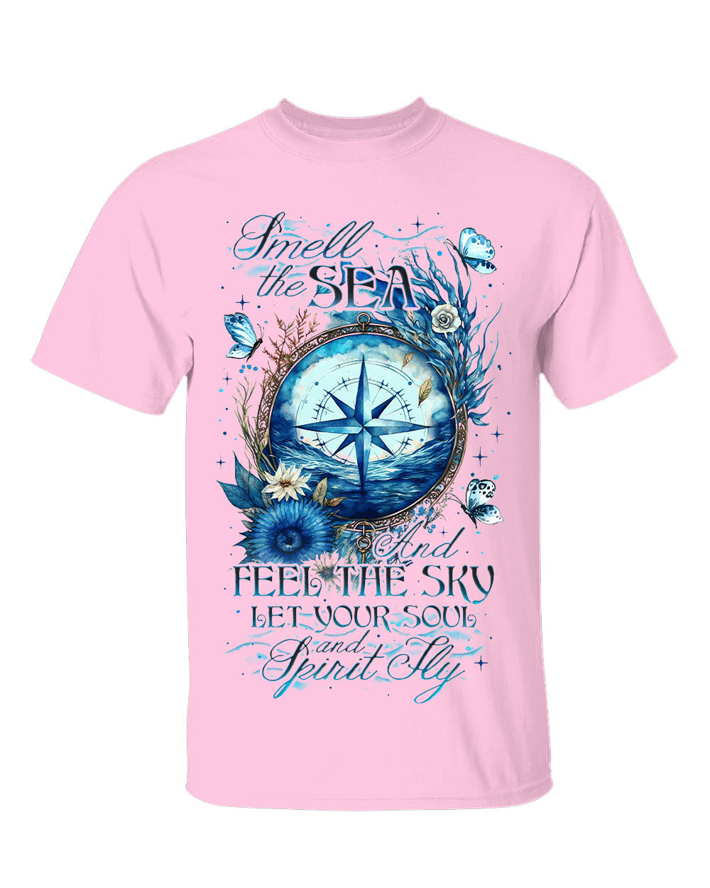 BLISSCORNERS SMELL THE SEA AND FEEL THE SKY COTTON SHIRT