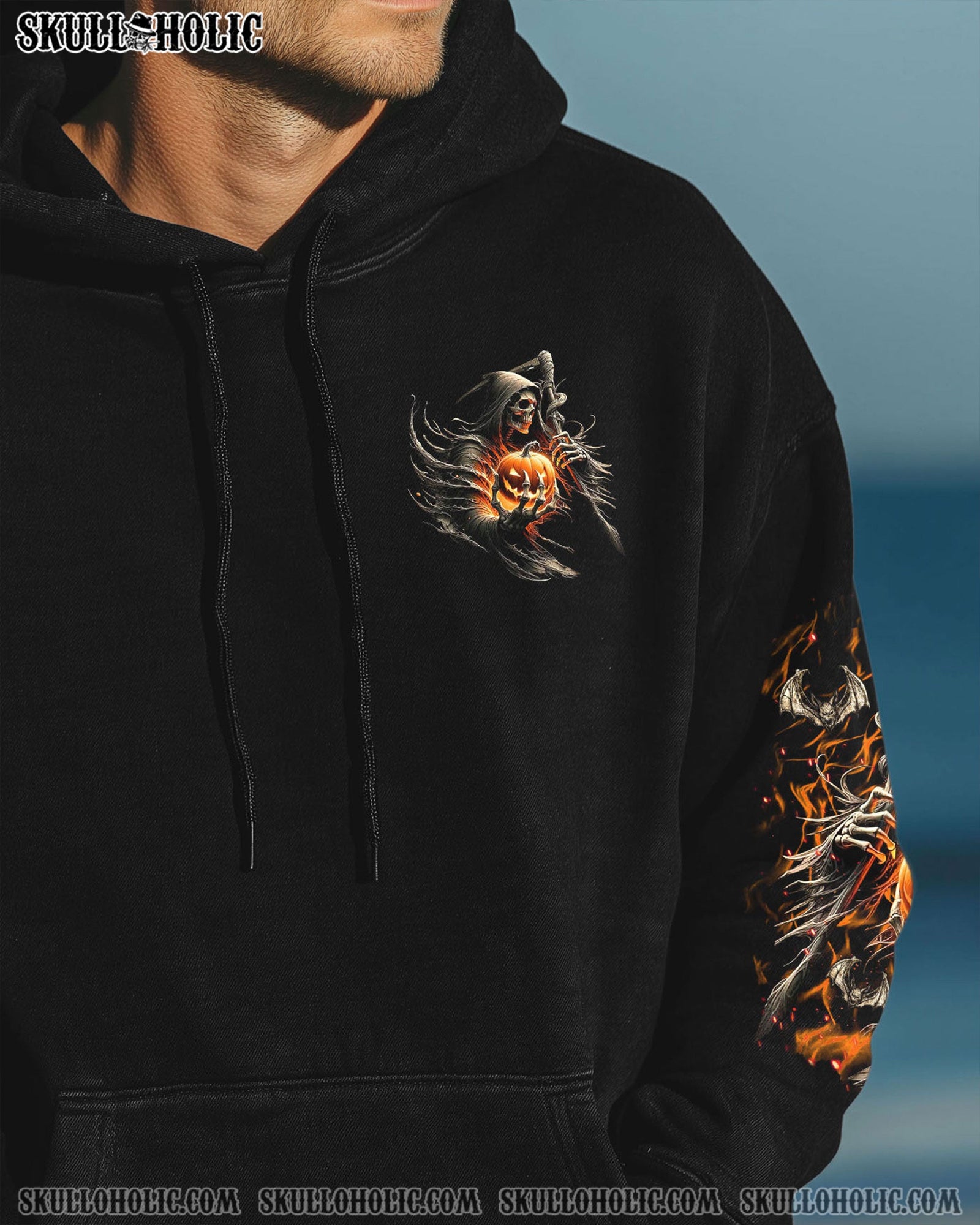 BLISSCORNERS HELLO DARKNESS MY OLD FRIEND HALLOWEEN ALL OVER PRINT