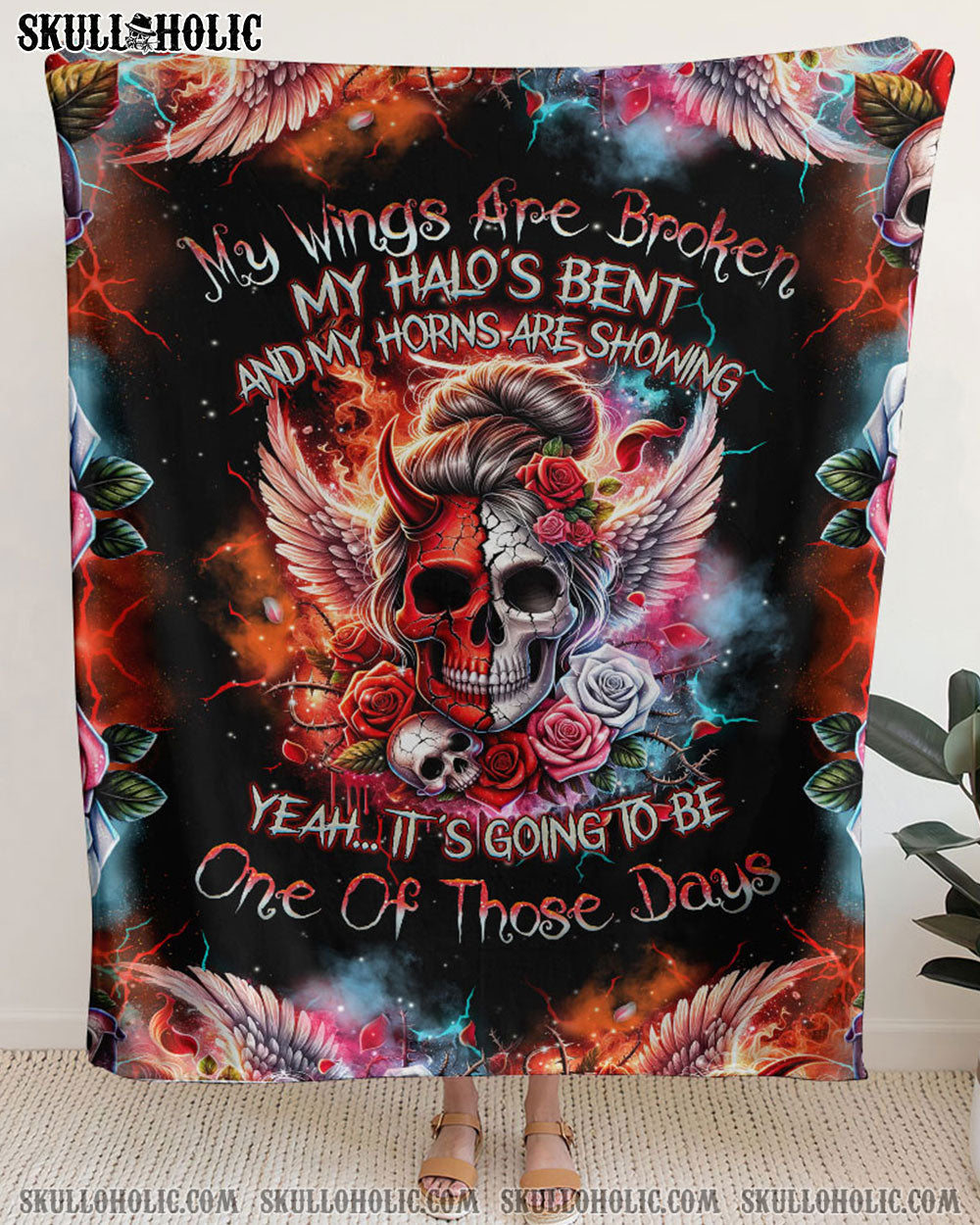 BLISSCORNERS IT'S GOING TO BE ONE OF THOSE DAYS FLEECE BLANKET