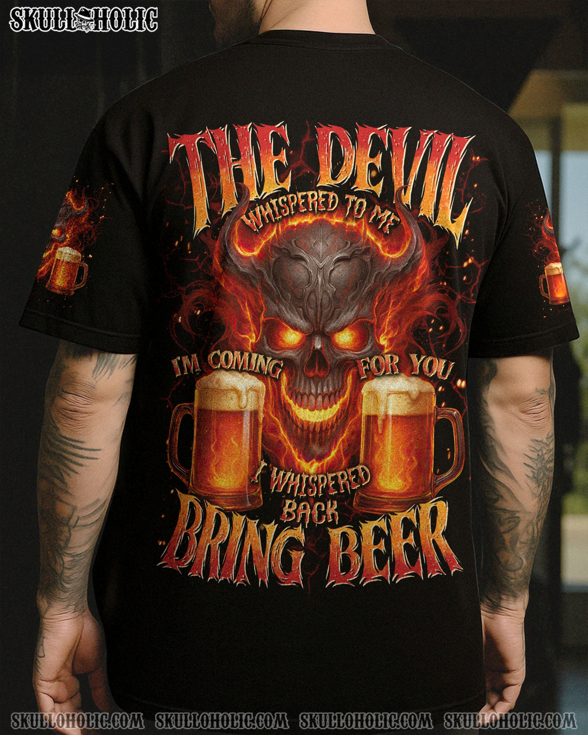 BLISSCORNERS THE DEVIL WHISPERED TO ME ALL OVER PRINT