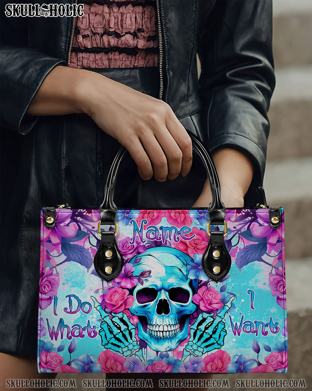 BLISSCORNERS I DO WHAT I WANT LEATHER HANDBAG