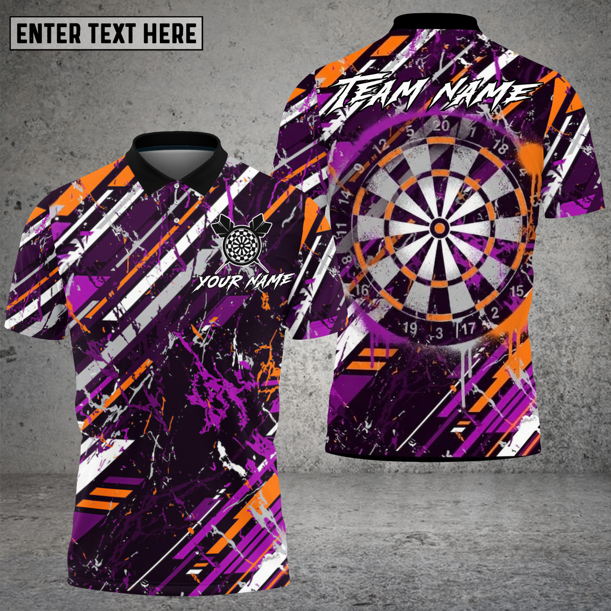 Blisscorners Dart Shirt  Abstract Strike Style Multioptions Personalized Name, Team Name Unisex 3D Shirt (4 Colors)