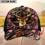 Blisscorners Premium Florapunk S21 Deer Hunting Trucker Camouflage Pattern Multicolor Personalized Name 3D Cap
