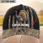 Blisscorners Deer Hunting Camouflage Pattern Personalized Name 3D Cap