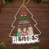 Best Friends Are The Sisters - Bestie Personalized Custom Ornament - Acrylic Custom Shaped - Christmas Gift For Best Friends, BFF, Sisters