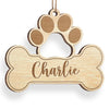 A Thoughtful Gift For Anyone Who Loves Their Four Legged Family - Dog & Cat Personalized Custom Ornament - Wood Custom Shaped - Christmas Gift For Pet Owners, Pet Lovers