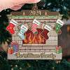 Christmas Is Best Spent With Those We Love - Family Personalized Custom Ornament - Wood Custom Shaped - Christmas Gift For Family Members