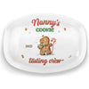 Christmas Eve Is Family Night - Family Personalized Custom Platter - Christmas Gift For Mom, Grandma