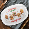 Christmas Eve Is Family Night - Family Personalized Custom Platter - Christmas Gift For Mom, Grandma