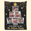 Custom Photo Being With Family Is The Best Part Of Christmas - Family Personalized Custom Blanket - Christmas Gift For Family Members