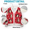 Custom Photo Christmas Is The Season Of Joy - Family Personalized Custom Ugly Christmas Cardigan - Christmas Gift For Family Members